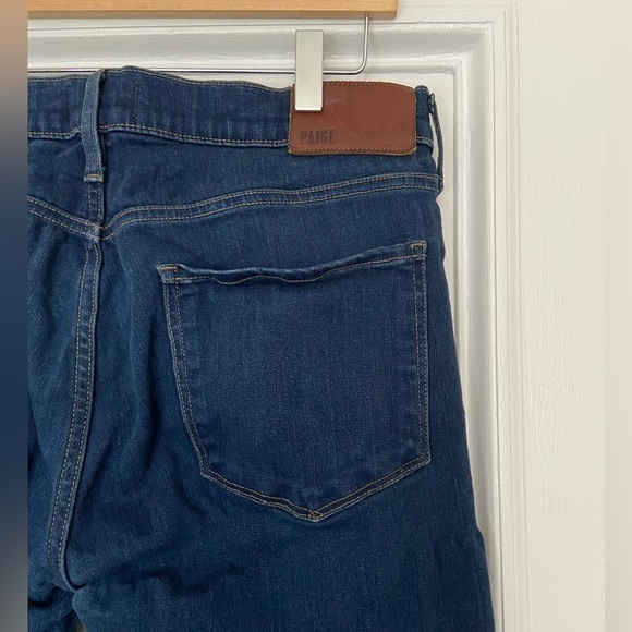 Paige Lennox Mack Premium Straight Fit Pants Men’s Dark Blue Denim Jeans 32 - Picture 5 of 11